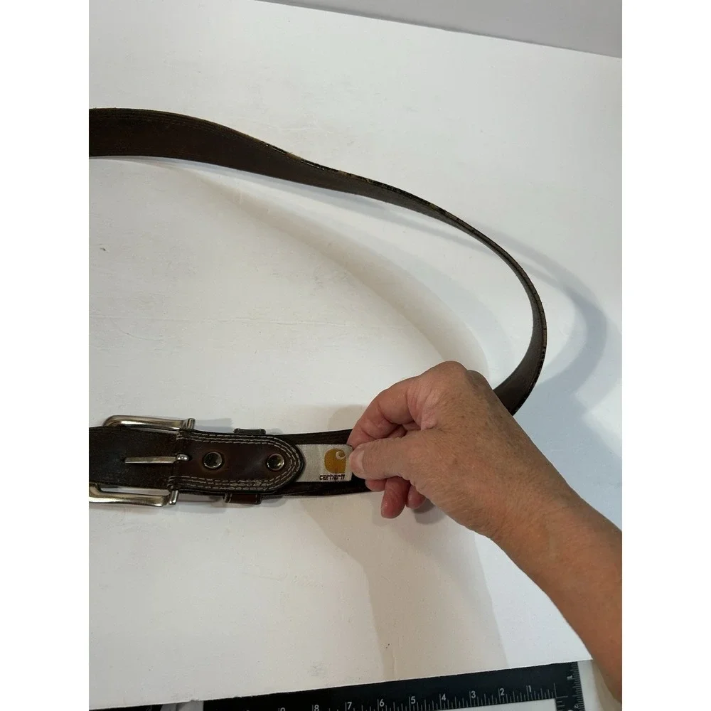 Carhartt Brown Genuine Leather Belt 42